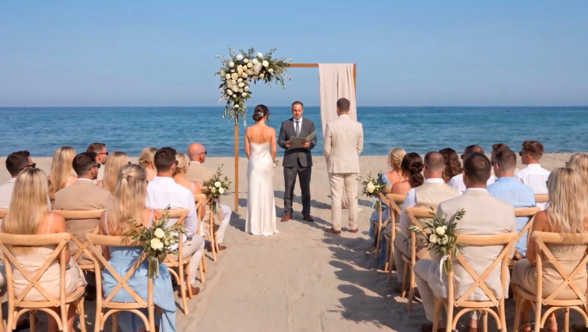 Wedding setting at UDAYA Beach Club